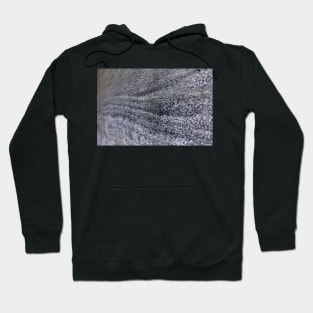 Salt crystals on a wall in a salt mine Hoodie